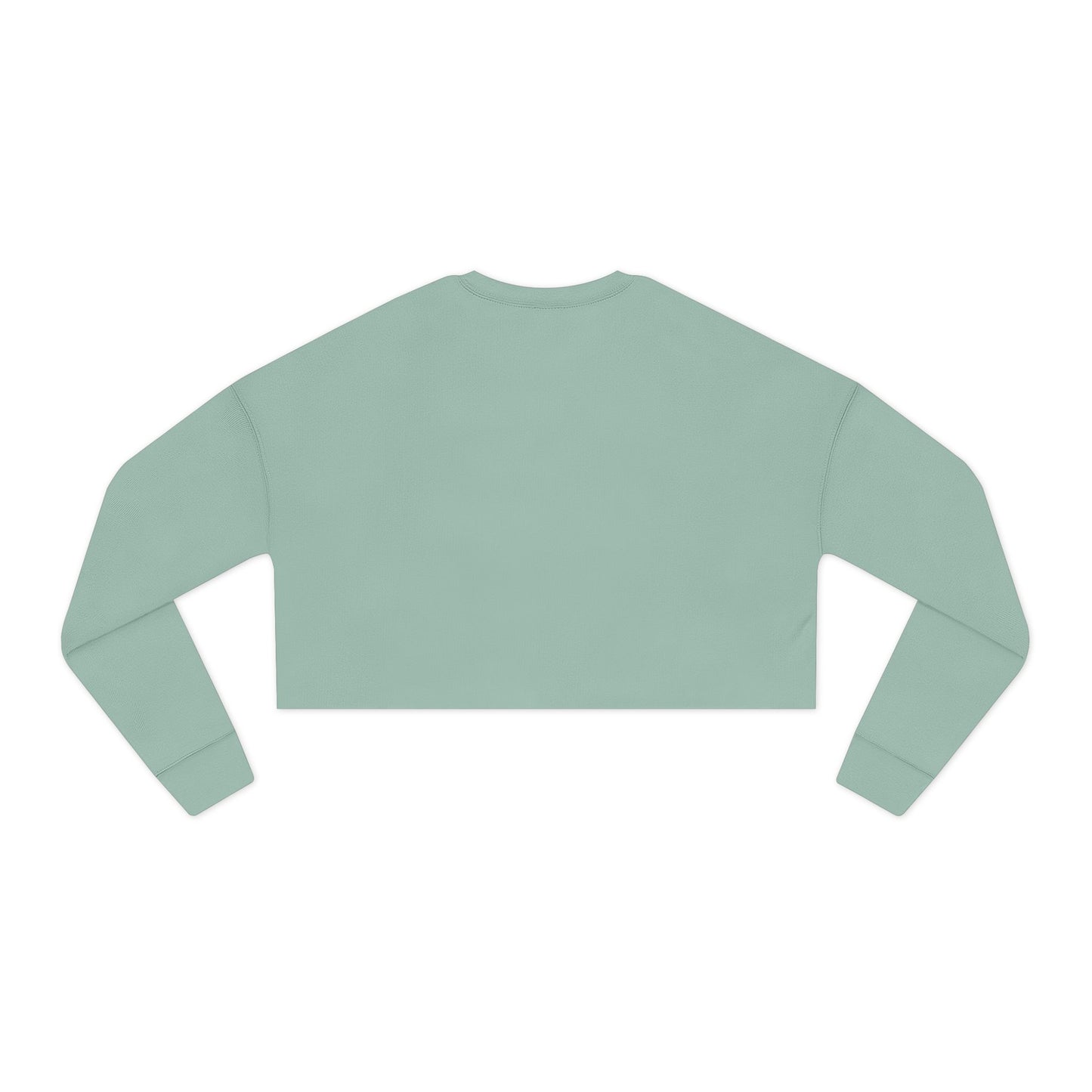 Tovolea Ladies Dusty Blue Cropped Sweatshirt