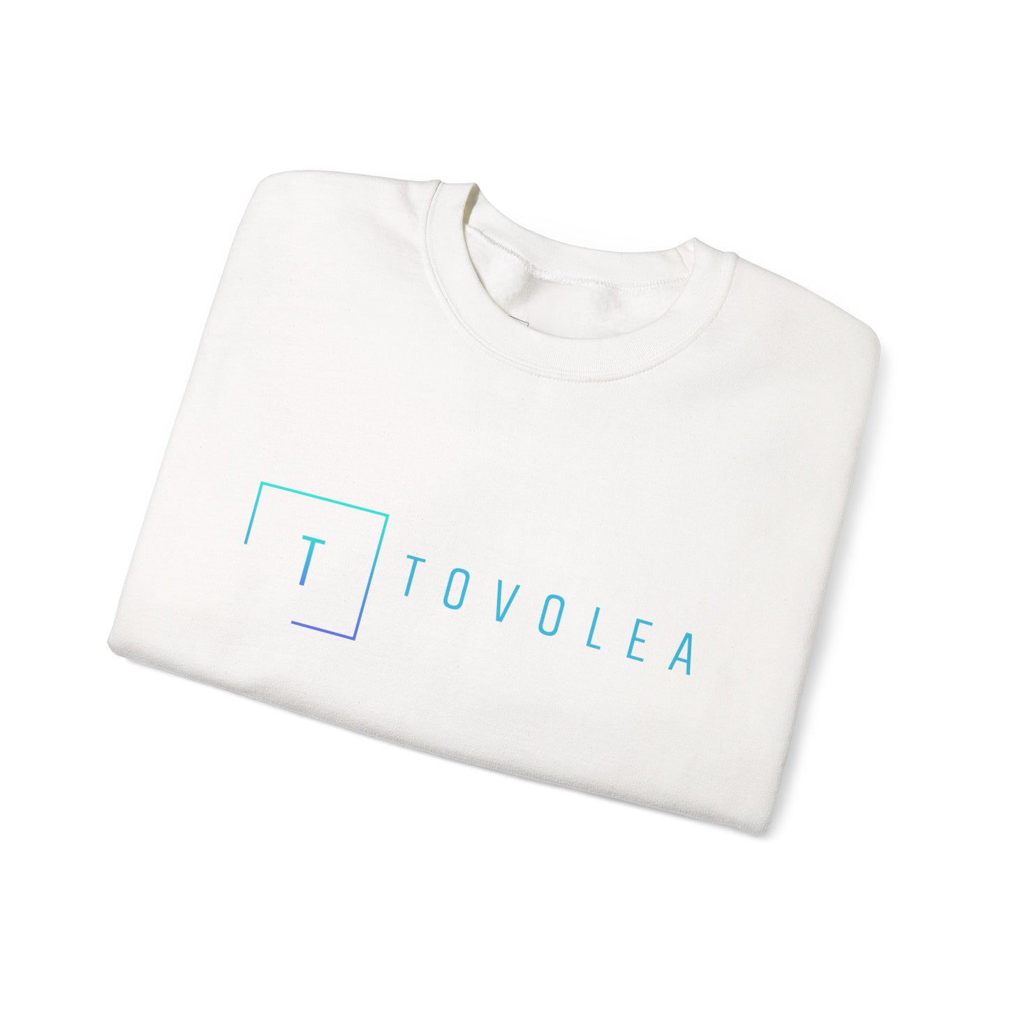 Tovolea Gents White Crewneck Sweatshirt