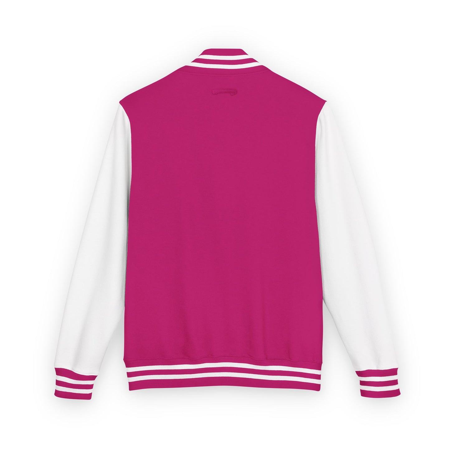 Tovolea Ladies Classic Pink & White Letterman Jacket