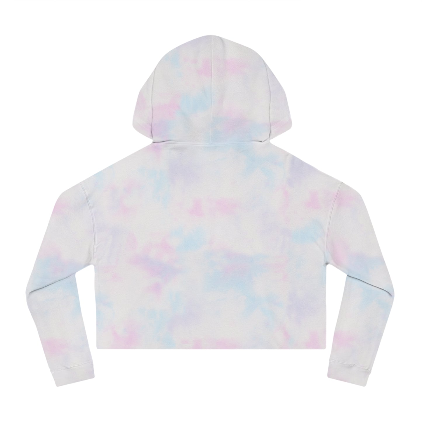 Tovolea Ladies Cotton Candy Cropped Hooded Sweatshirt