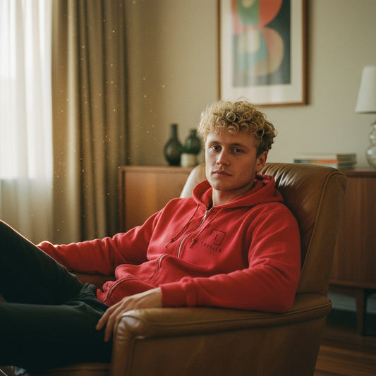 Crimson Full-Zip Hoodie