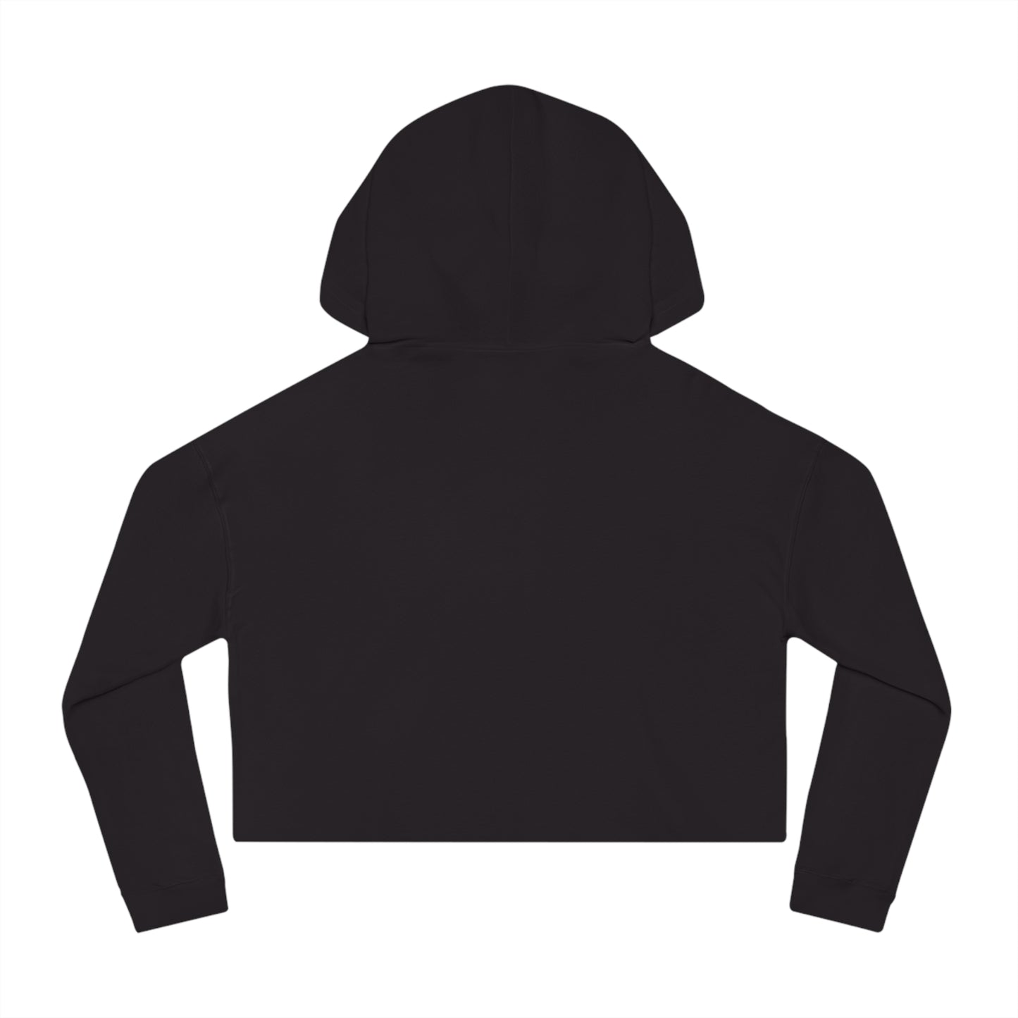 Black Cropped Hoodie