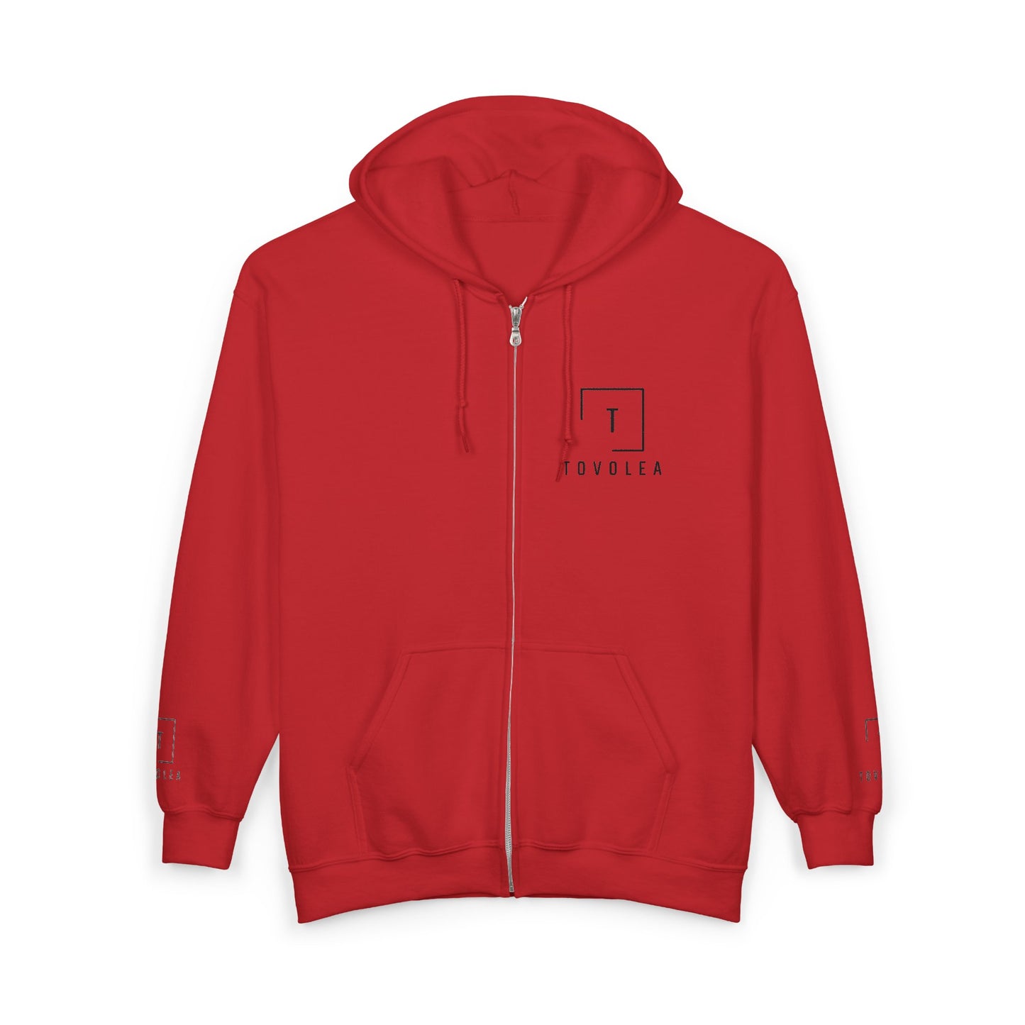Crimson Full-Zip Hoodie