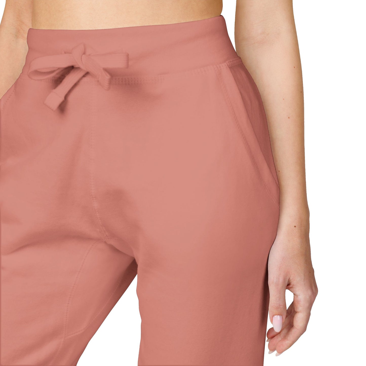 Dusty Rose Fleece Sweatpants