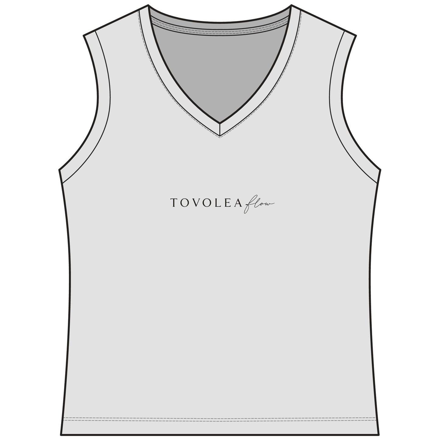 Flow Women's Sleeveless V-Neck Performance Tee