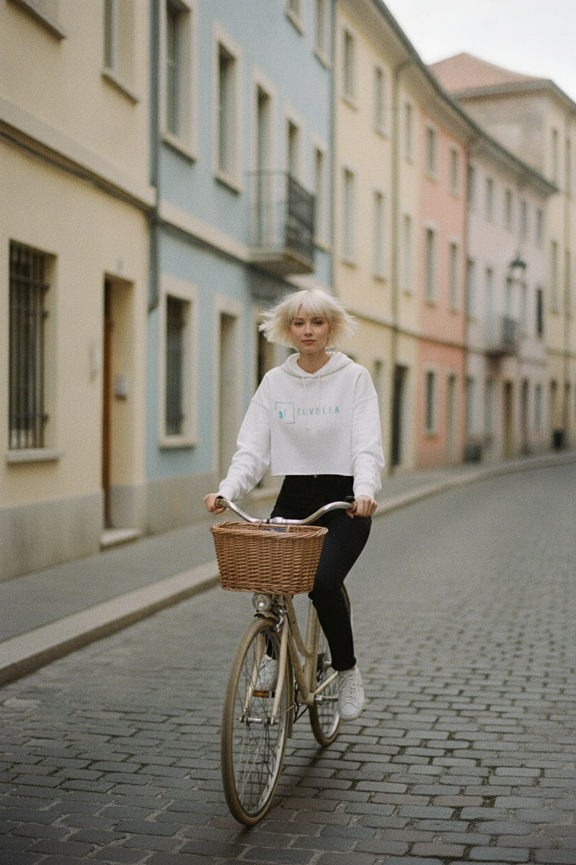 Cloud Cropped Hoodie