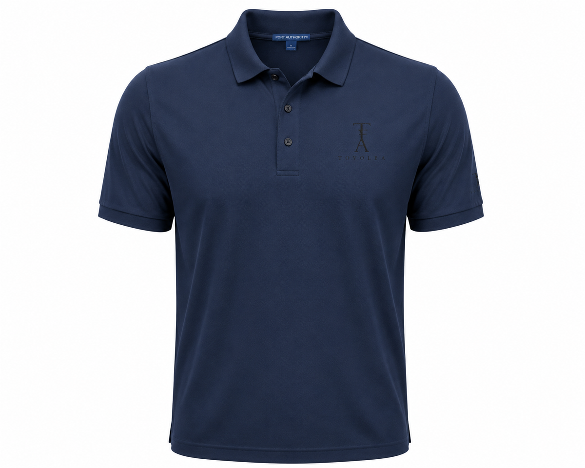 Embroidered Sand Polo Shirt - Available in Navy, Red, White & Black