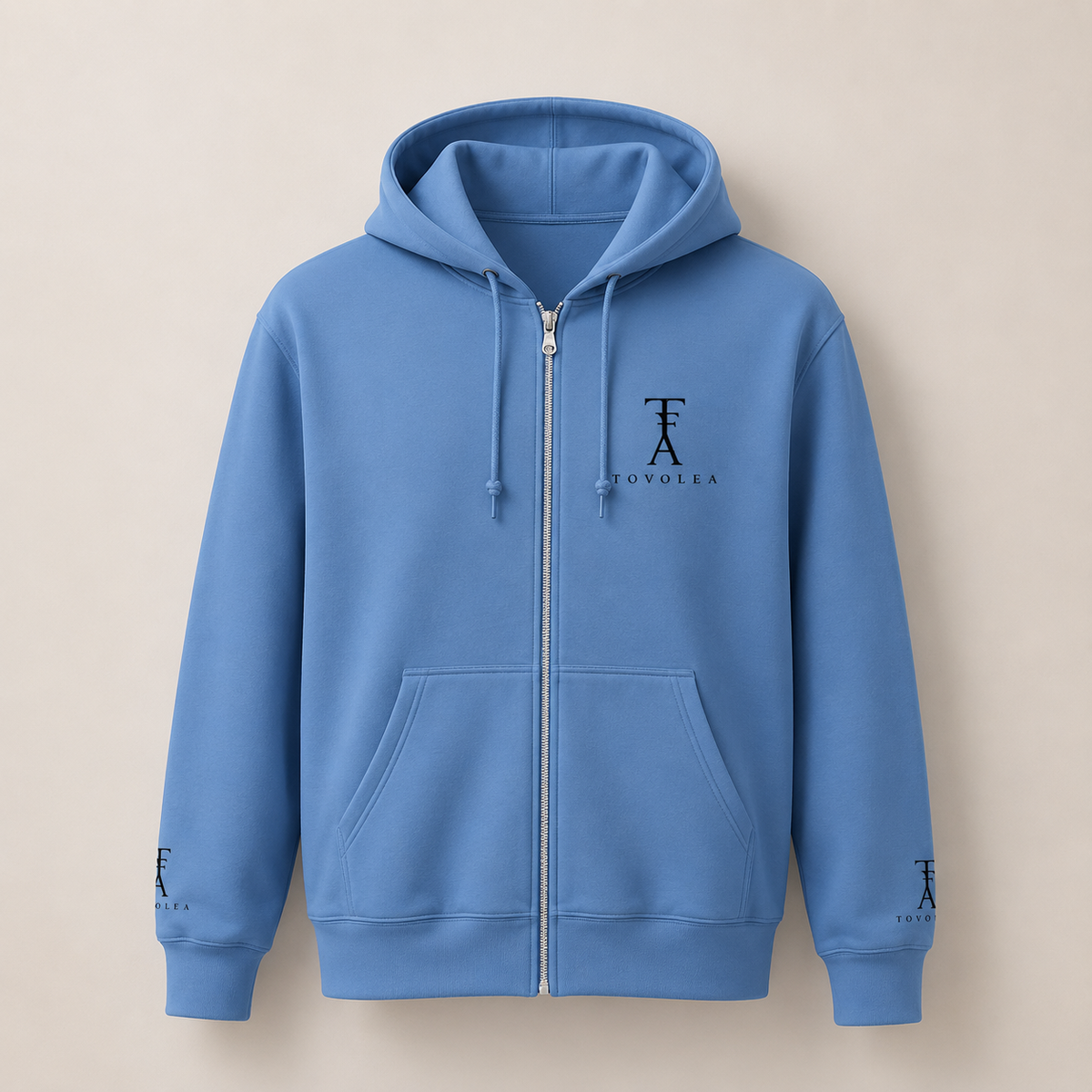 Cloud Full-Zip Hoodie - Available in Pink, Blue & Red