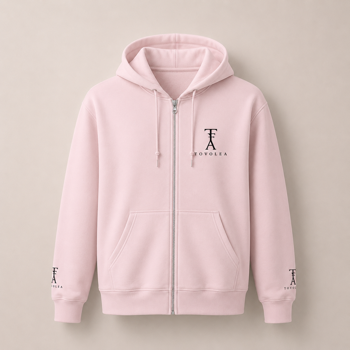 Cloud Full-Zip Hoodie - Available in Pink, Blue & Red