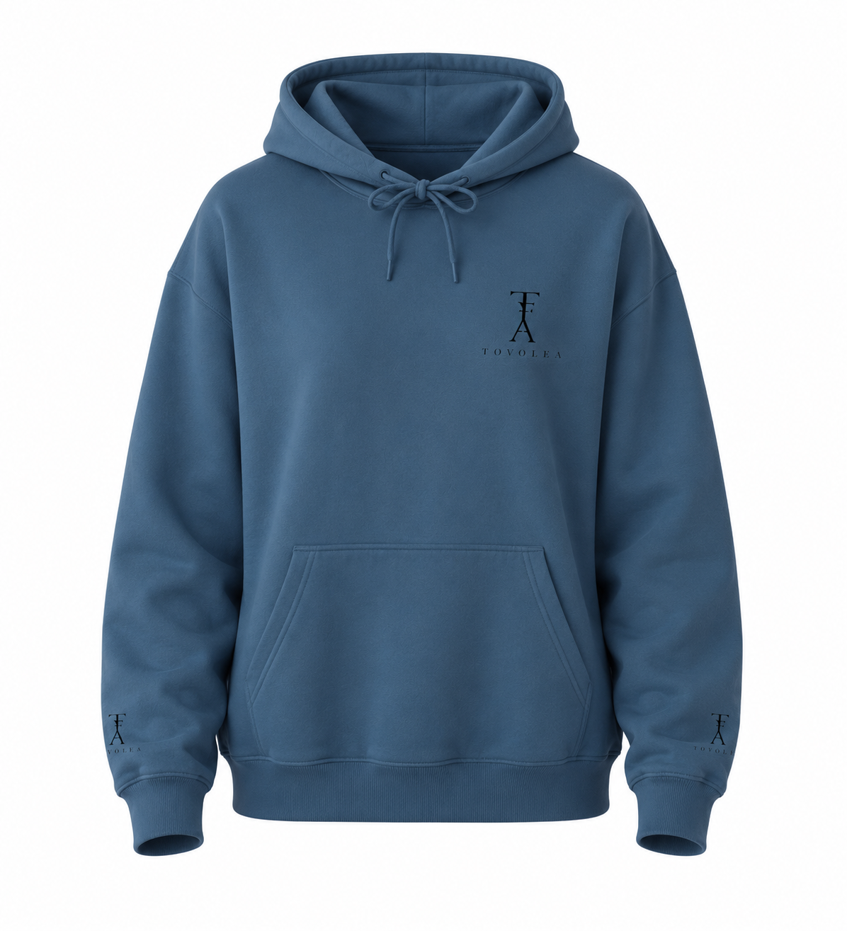 Sand Embroidered Hoodie — Soft Tones, Sharp Detail