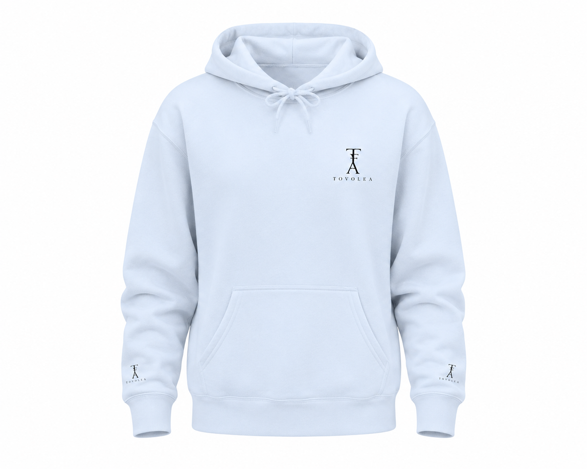 Sand Embroidered Hoodie — Soft Tones, Sharp Detail