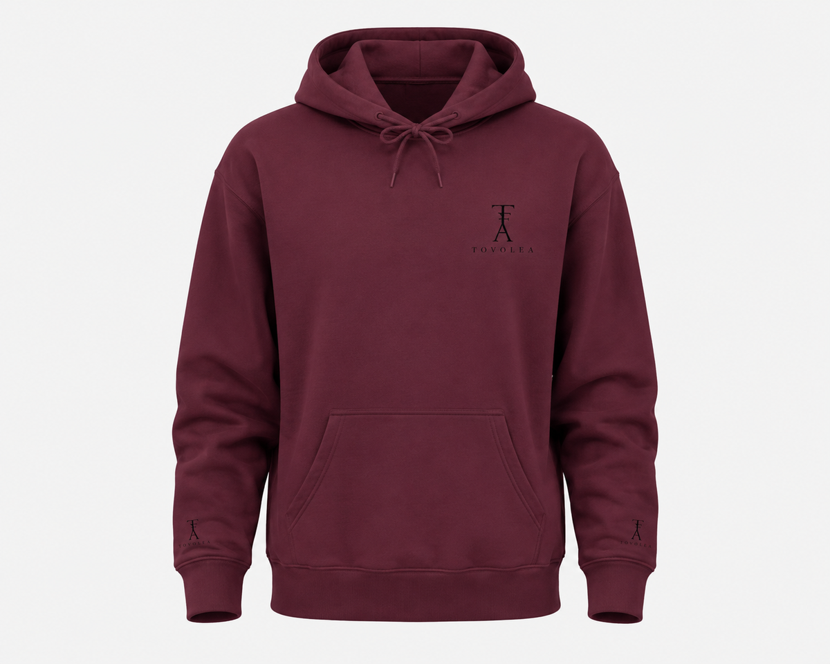 Sand Embroidered Hoodie — Soft Tones, Sharp Detail