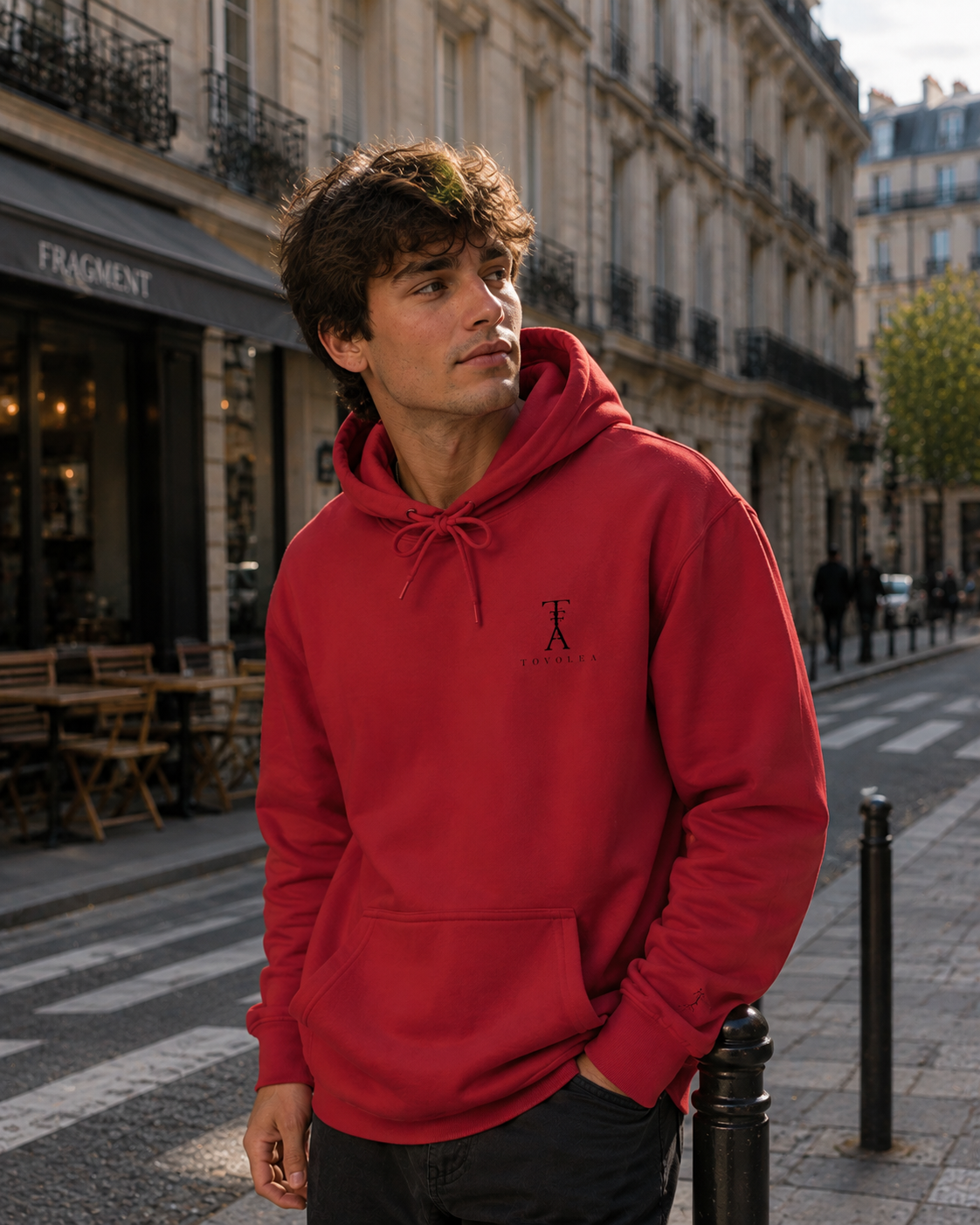 Ocean Embroidered Hoodie — Understated. Essential. TOVOLEA.