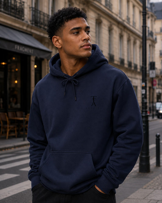 Ocean Embroidered Hoodie — Understated. Essential. TOVOLEA.