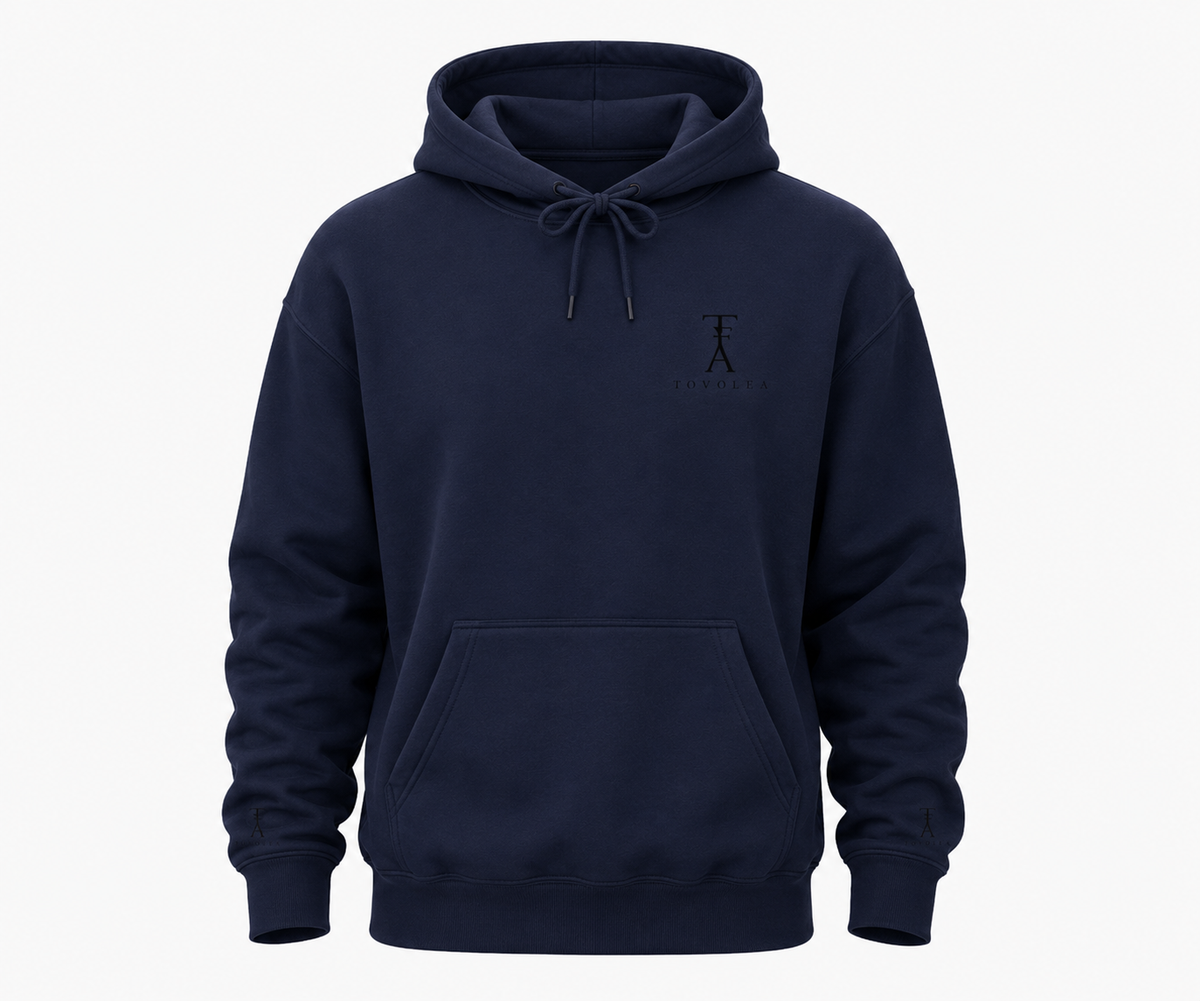 Ocean Embroidered Hoodie — Understated. Essential. TOVOLEA.