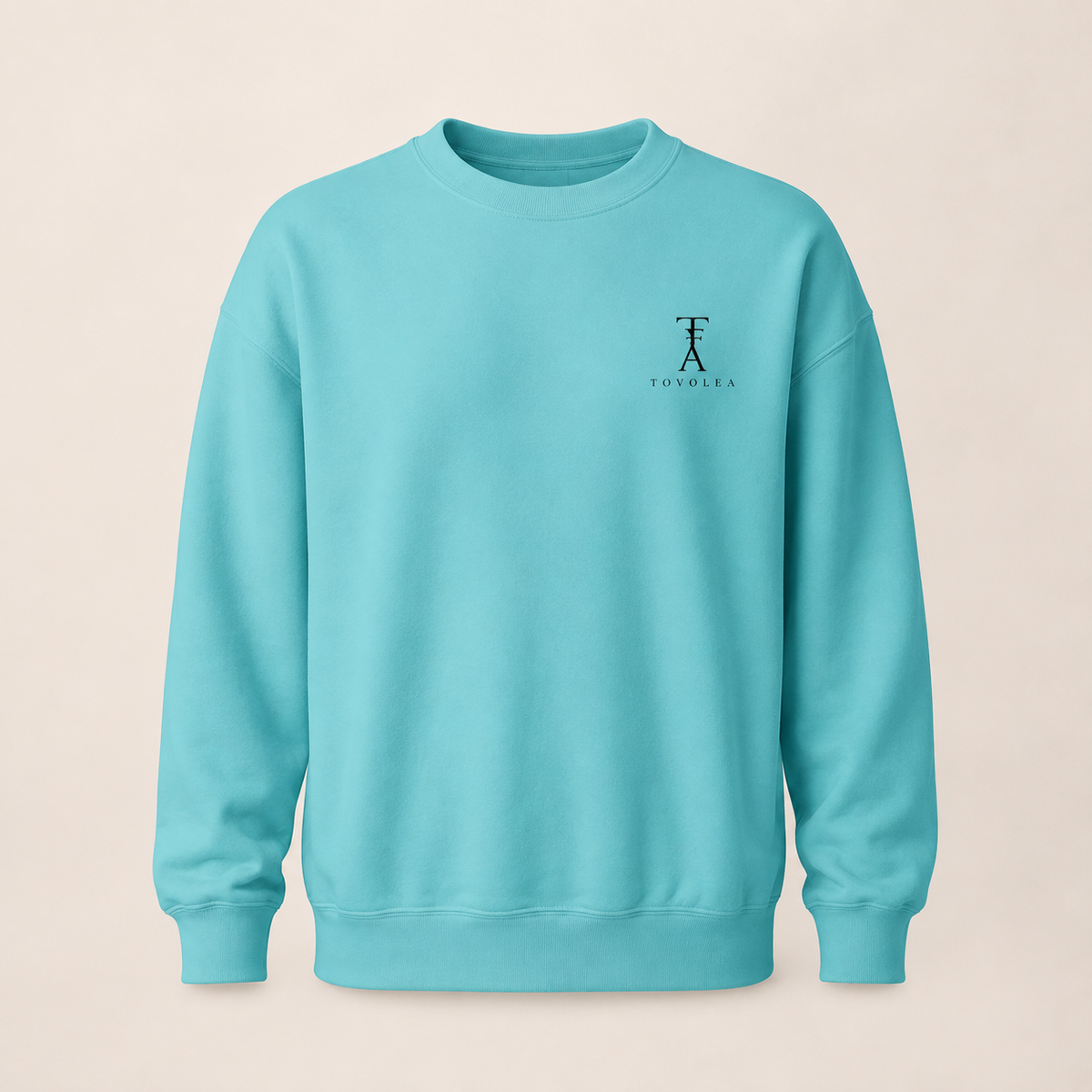 Blue Jean Embroidered Crewneck Sweatshirt - Available in Purple, Mint, Blue & Tangerine