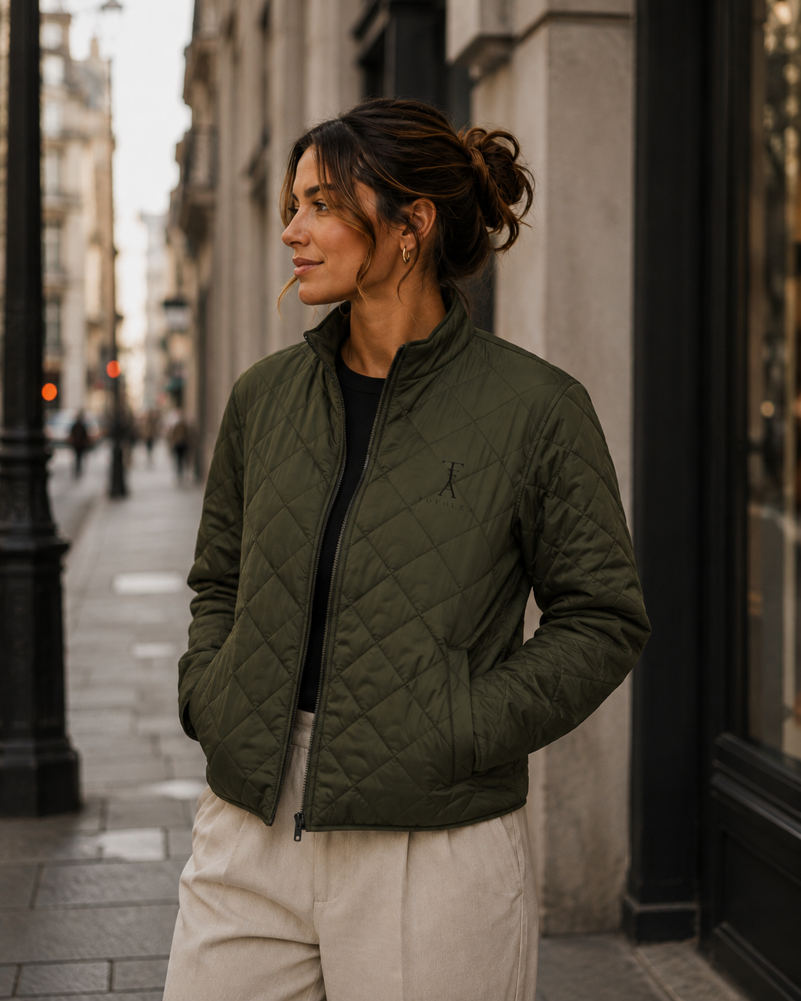Signature Quilted Jacket (Ladies) — Lightweight Warmth, Refined Edge