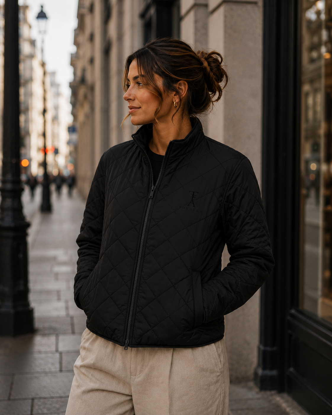 Signature Quilted Jacket (Ladies) — Lightweight Warmth, Refined Edge