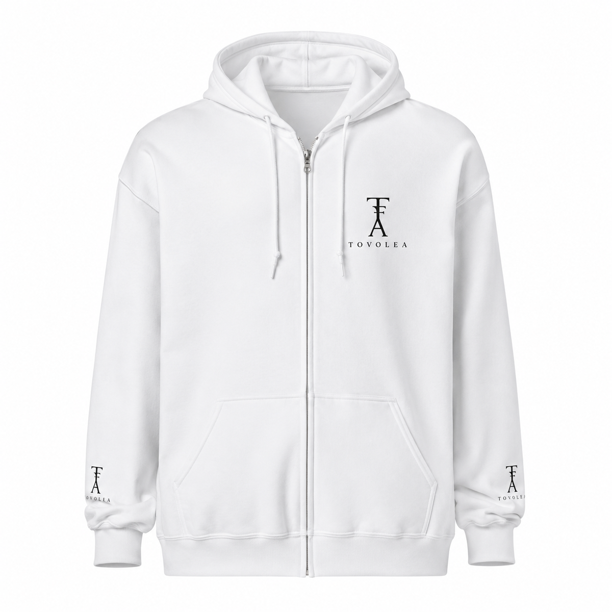 Midnight Full-Zip Hoodie — Everyday Comfort, Timeless Look