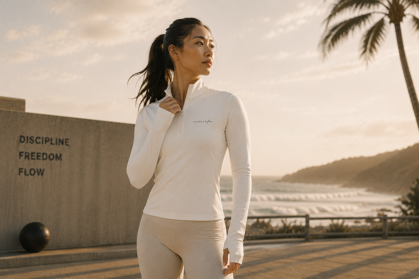 Flow Crimson Quarter-Zip Pullover - Ladies