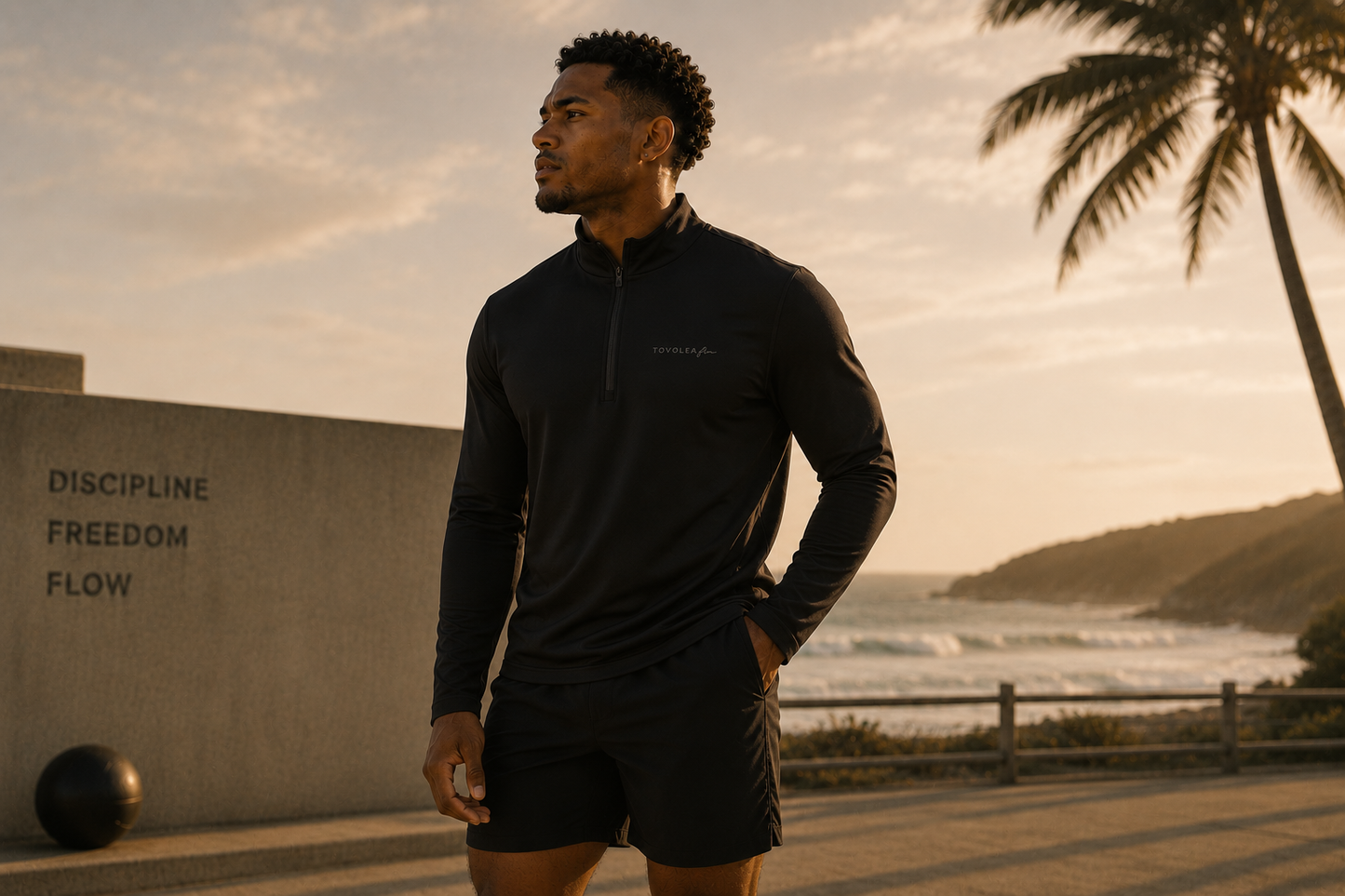 Flow Cloud Gents Quarter-Zip Pullover - Lightweight