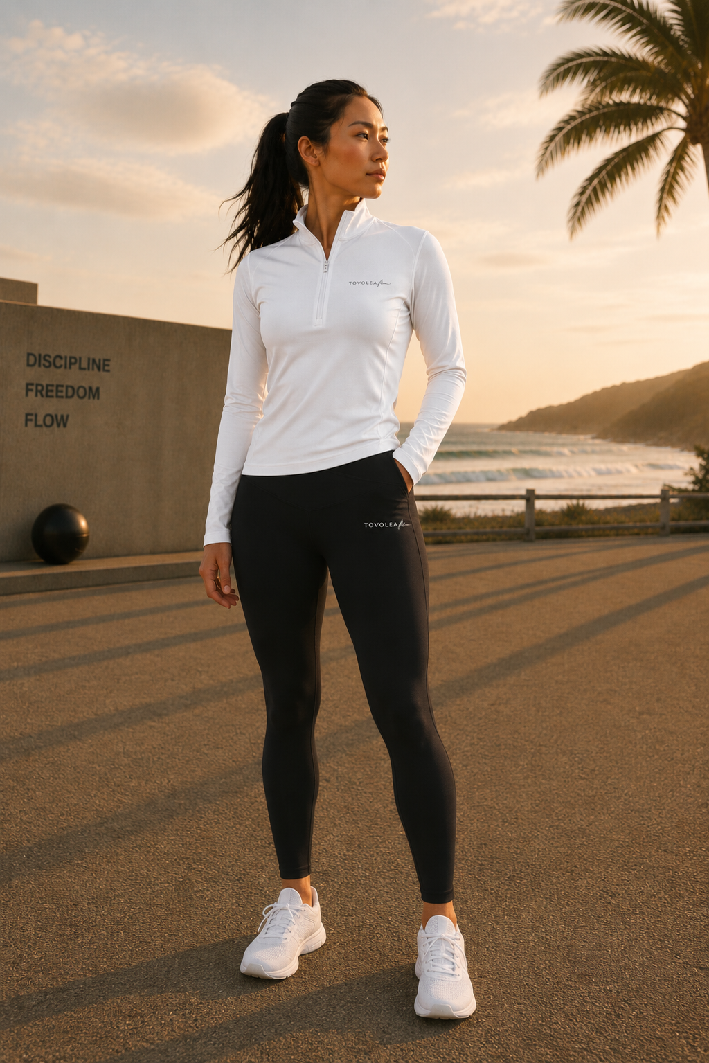 Flow Luxe Women's V-Cut Leggings – High-Waist Grey Activewear