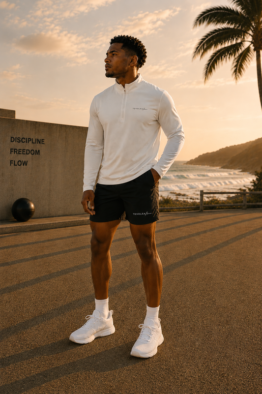 Flow Cloud Gents Quarter-Zip Pullover - Lightweight