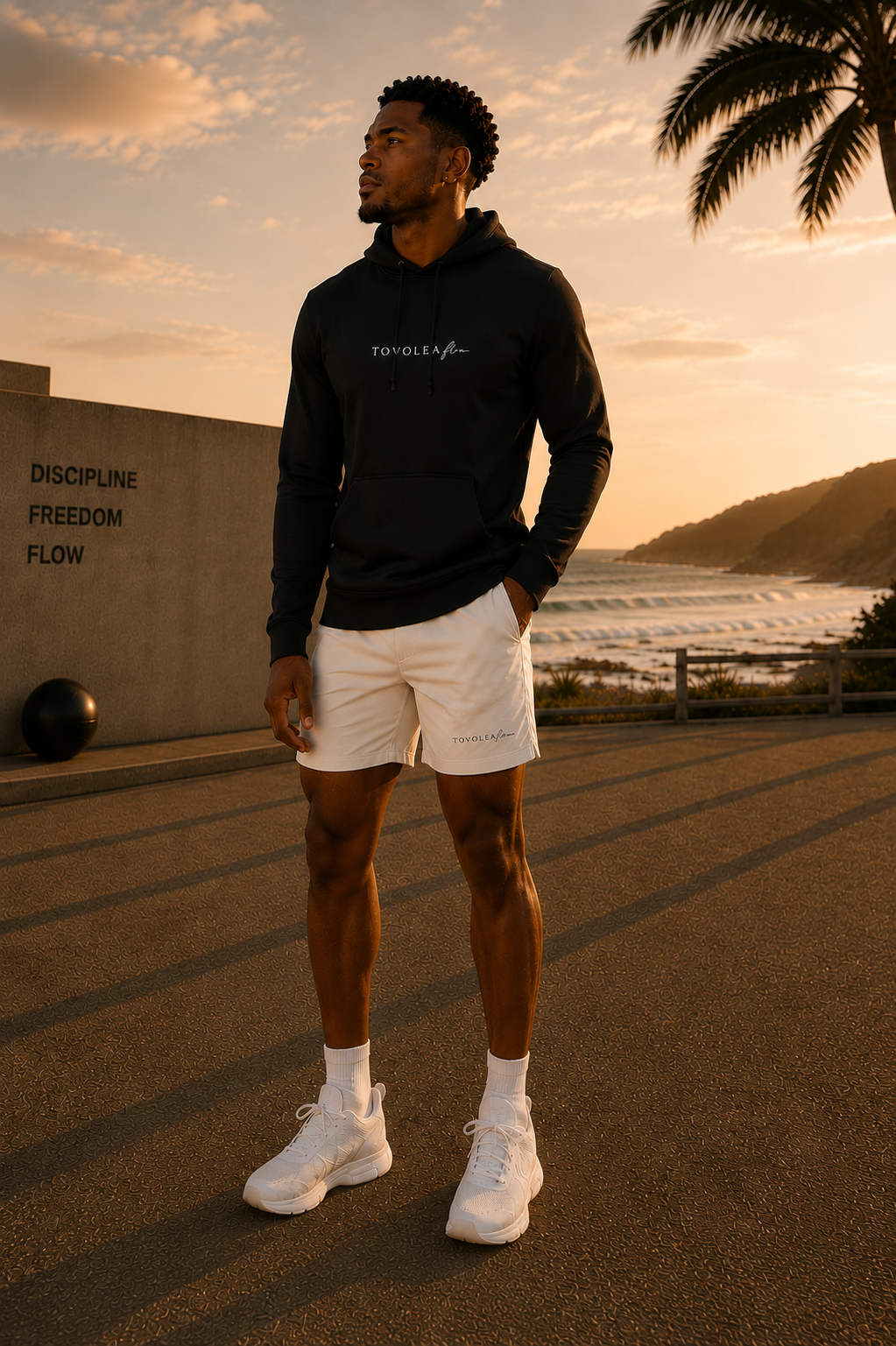 Flow Performance Fleece Hoodie — Lightweight Men's Active Pullover