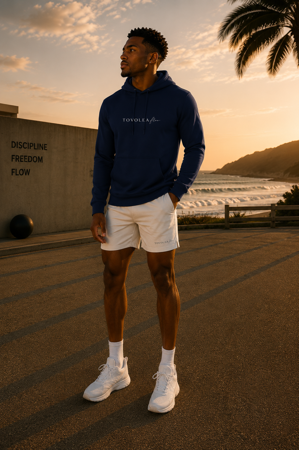 Flow Performance Fleece Hoodie — Lightweight Men's Active Pullover
