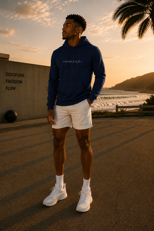 Flow Performance Fleece Hoodie — Lightweight Men's Active Pullover