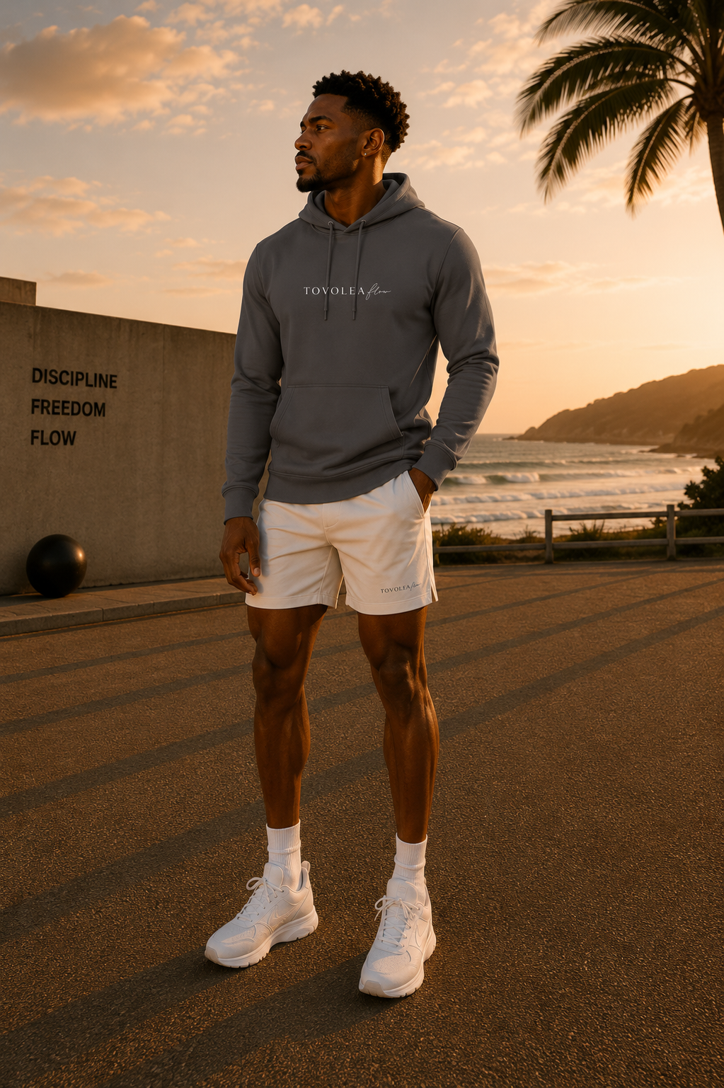 Flow Performance Fleece Hoodie — Lightweight Men's Active Pullover
