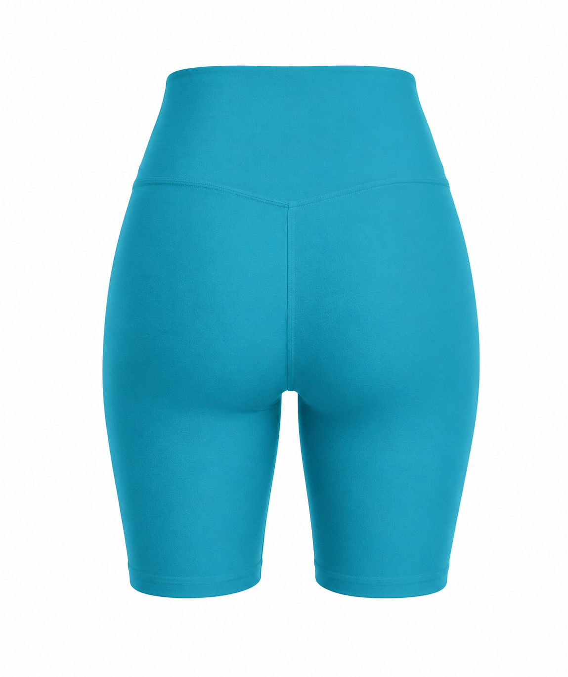 Flow Women's Turquoise High-Waisted Performance Gym Shorts