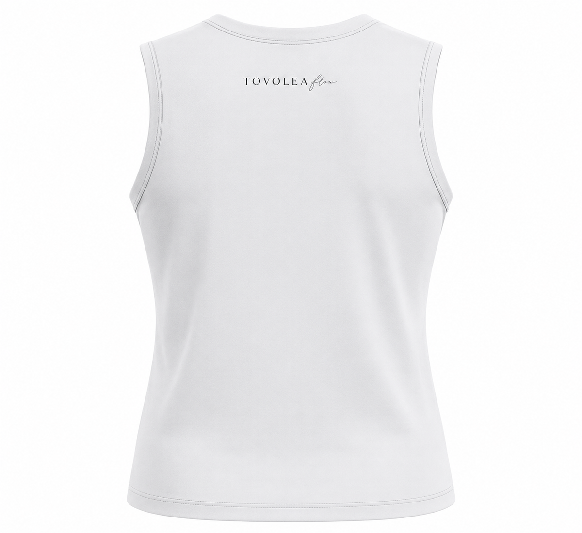 Flow Mens Black / White Sleeveless Performance Tee