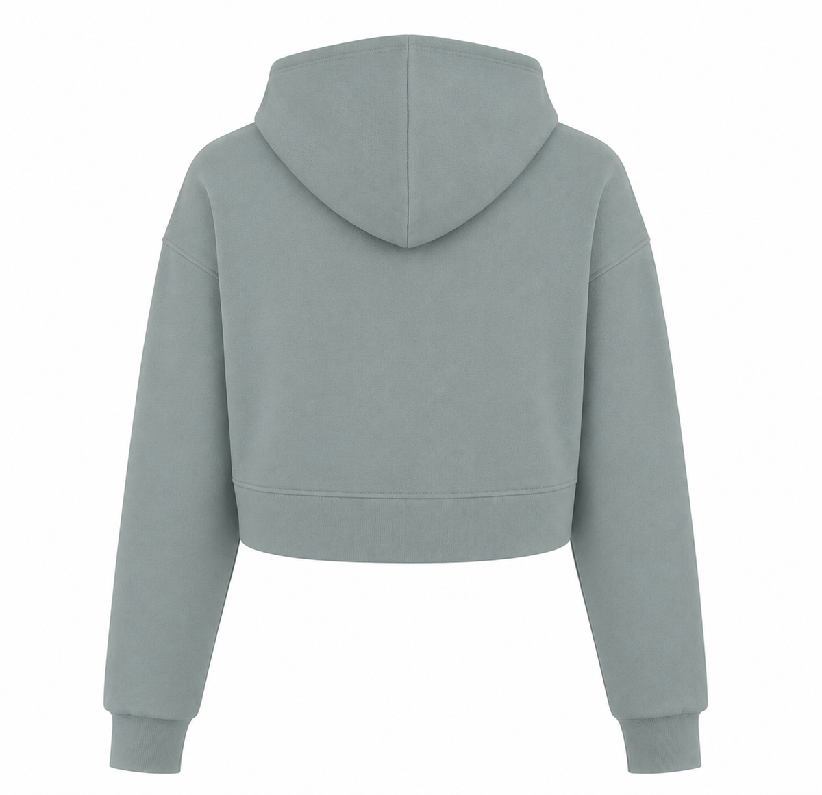 Flow Ladies Blush / Sage Cropped Hooded Sweatshirt