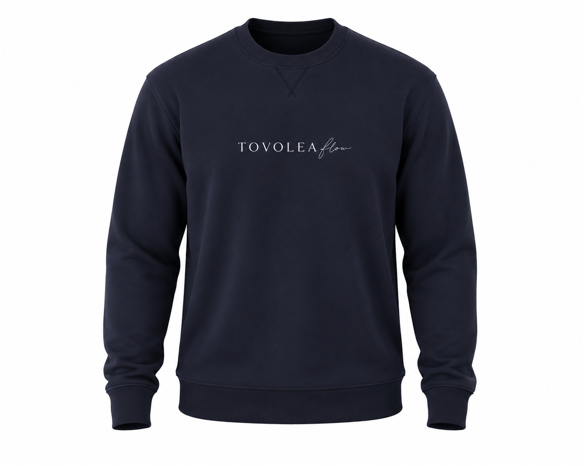 Flow Mens Lightweight Performance Grey Crewneck Sweatshirt