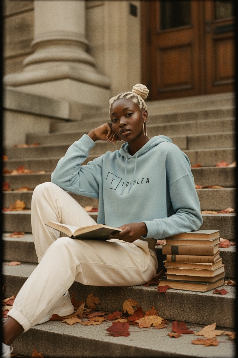 Sage Cropped Hoodie